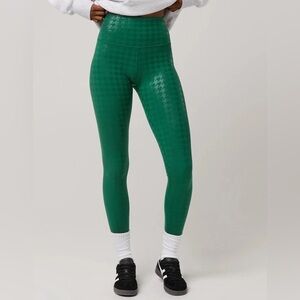 Bundle 3 pairs of Aerie Houndstooth Print leggings 💚🩶❤️
